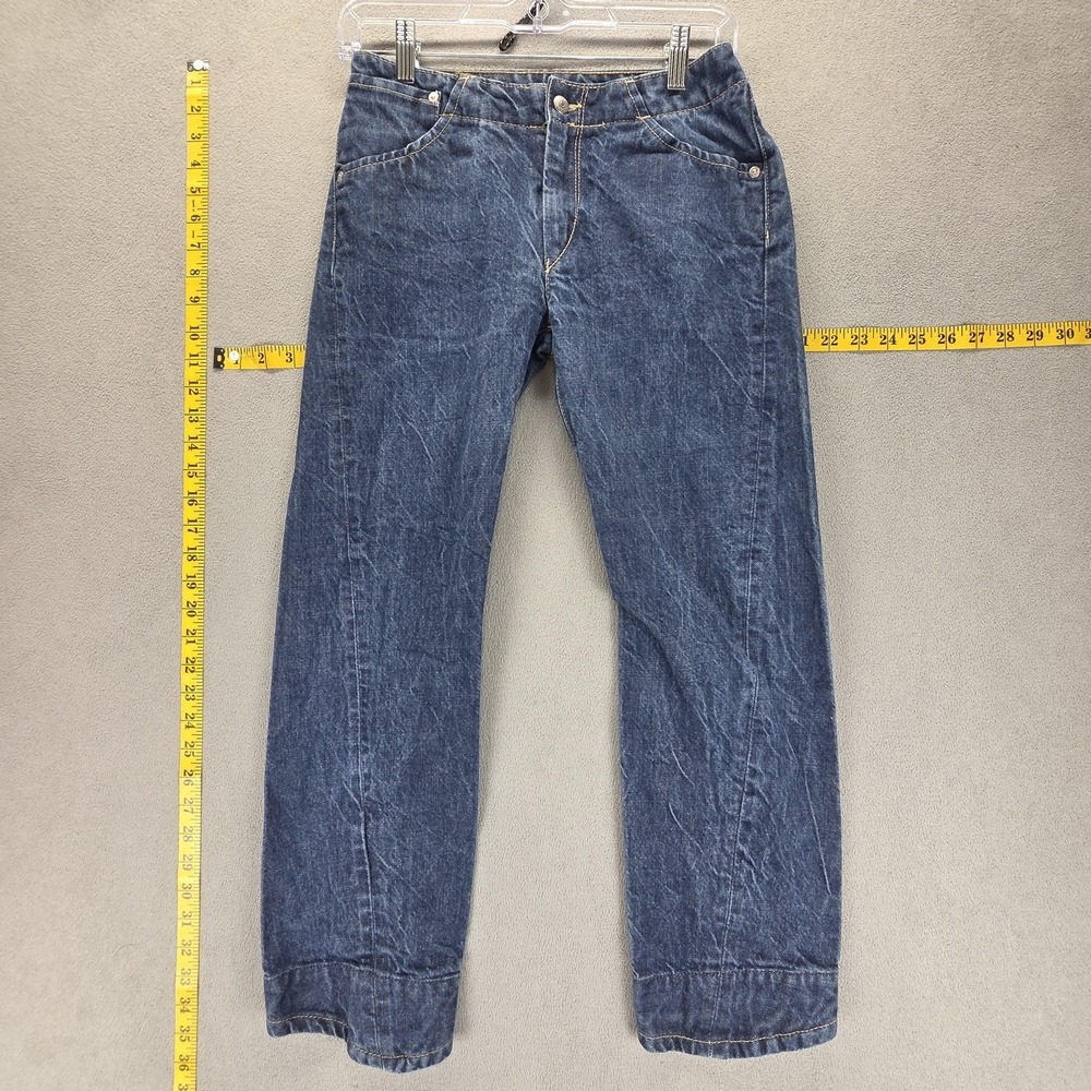 Vintage Levis Engineered Jeans Womens Blue Twisted One Pocket Zip Fly Fits 26x26